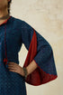 Nitya blue short kurta