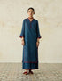 Nitya blue yoke kurta