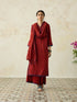 Nitya red mukaish stole