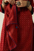 Nitya red mukaish stole