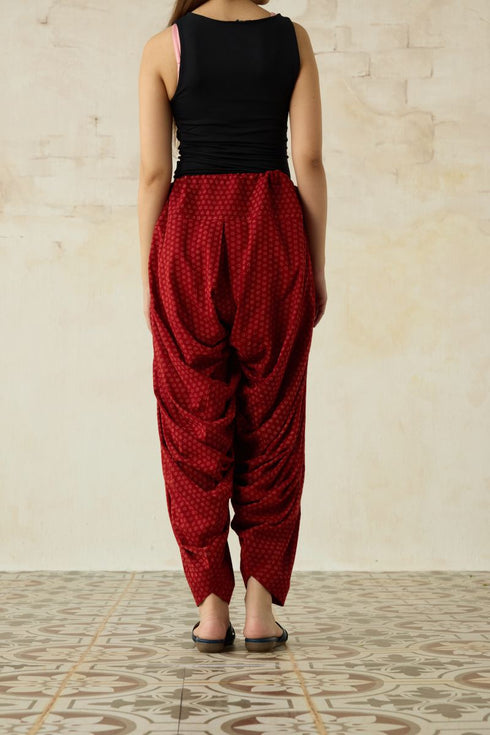 Nitya red Patiala salwar