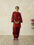 Nitya red short kurta