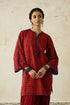 Nitya red short kurta