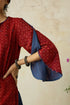 Nitya red short kurta