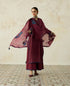 Nitya vintage pink embroidered stole