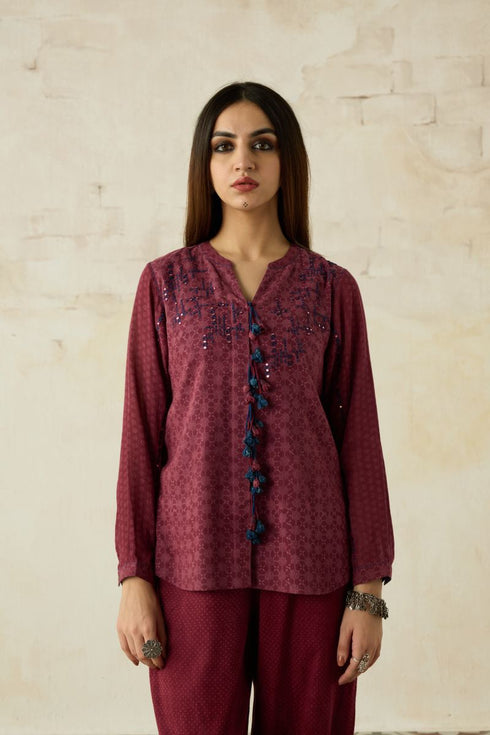 Nitya vintage pink shirt