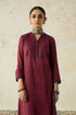 Nitya vintage pink yoke kurta
