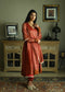 Noor anu red stripes kurta with pants
