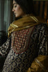 Noor brown shruti kurta with red cowl skirt