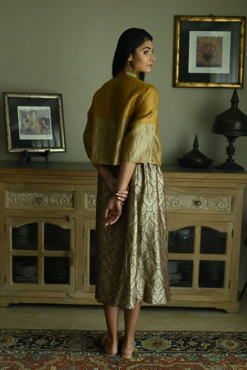 Noor brown victorian skirt