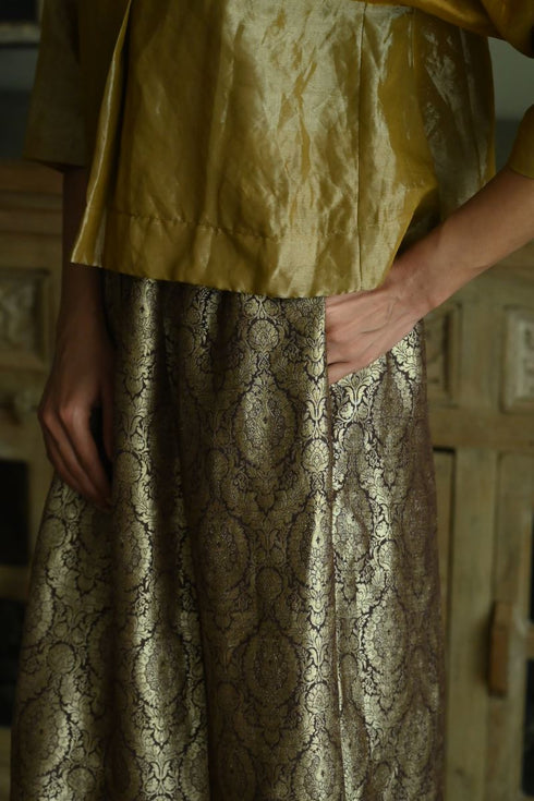 Noor brown victorian skirt