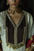 Noor chai beige banjara kurta with brown farshi pants