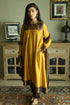 Noor ochre empireline kurta with brown pants