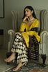 Noor ochre zeenat kurta with brown palazzo