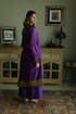 Noor purple empireline kurta with purple palazzos