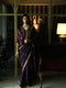 Noor purple jamuni patta sari