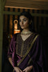Noor purple jamuni patta sari