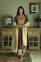 Noor royal plum banjara kurta with chai beige farshi pants