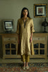 Noor vintage gold maxi kurta with gold pants