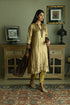 Noor vintage gold maxi kurta with gold pants