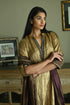 Noor vintage gold maxi kurta with gold pants