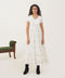 Oasis acacia ivory dress