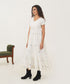 Oasis acacia ivory dress