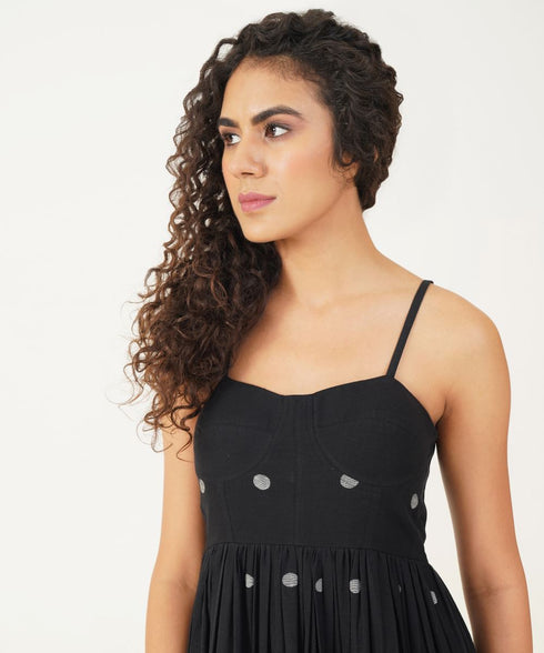 Oasis black maple dress