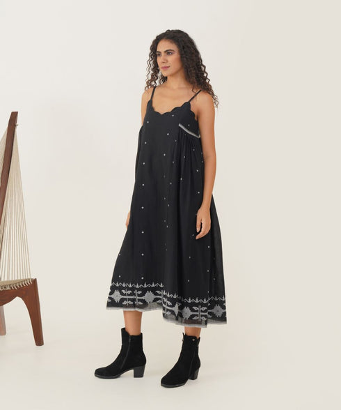 Oasis black sahara dress