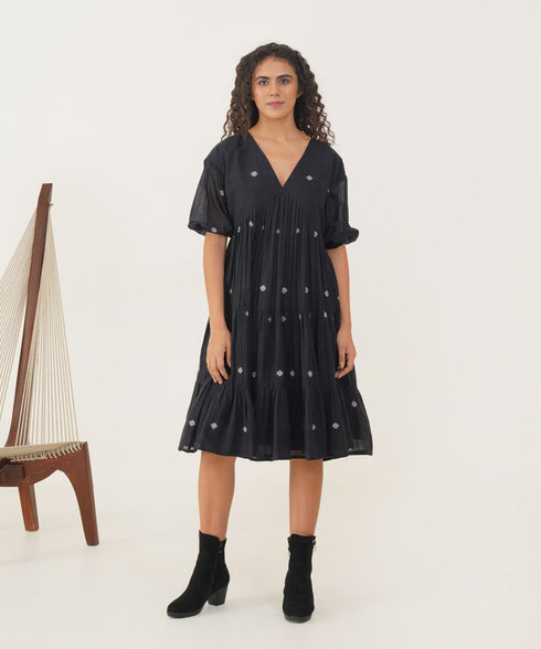 Oasis Cierra black dress