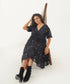 Oasis Cierra black dress