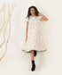 Oasis iris ivory dress