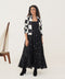Oasis ivory and black jacket set