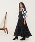 Oasis ivory and black jacket set