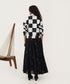 Oasis ivory and black jacket set