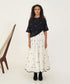 Oasis ivory and black palm set