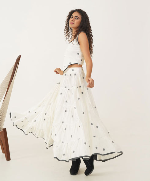 Oasis ivory Ivanna skirt