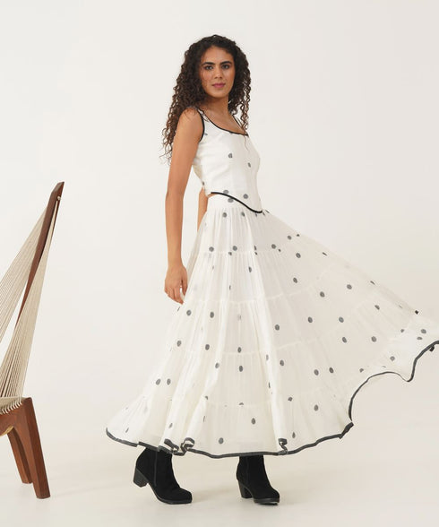 Oasis ivory Ivanna skirt