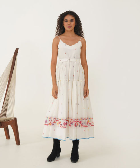 Oasis ivory kora dress