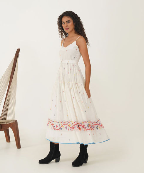 Oasis ivory kora dress