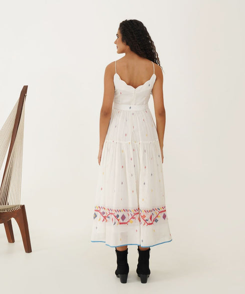 Oasis ivory kora dress