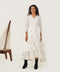 Oasis ivory olive dress