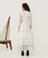 Oasis ivory olive dress