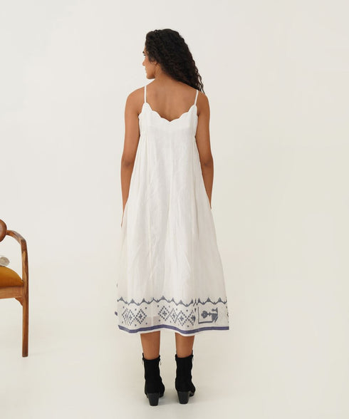 Oasis ivory opal dress