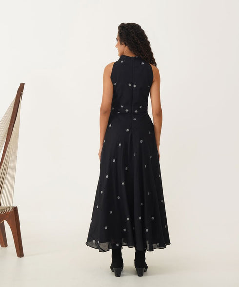 Oasis meadow black dress