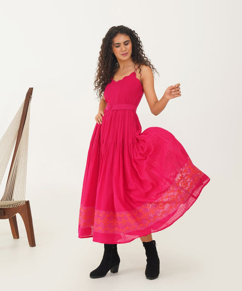 Oasis pink coral dress
