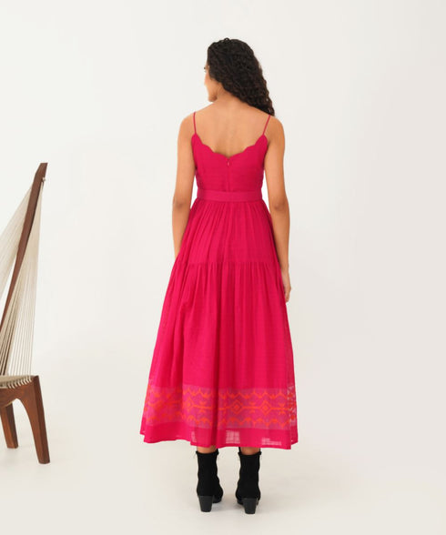 Oasis pink coral dress