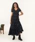 Oasis tasha black dress