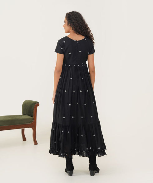 Oasis tasha black dress