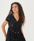 Oasis tasha black dress